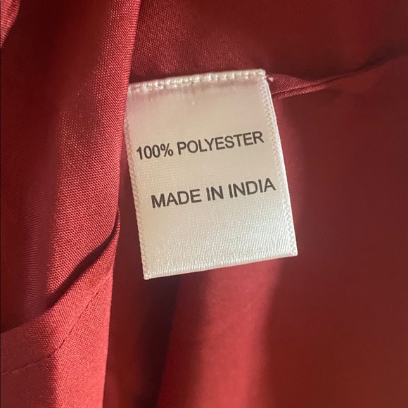 NWOT JESSAKAE Women's Daphne Dress, Burgundy  size 1XL - Picture 14 of 16